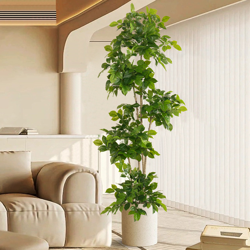 Fiddle Leaf Fig - 2-78 дюймов большие искусственные растения, искусственное