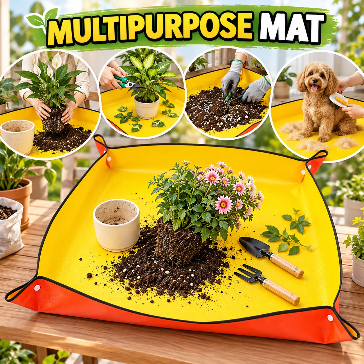 Водонепроницаемый коврик для п – обзор и цена Repotting Mat
